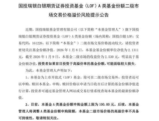 白银LOF，连续6天提示风险！  第1张