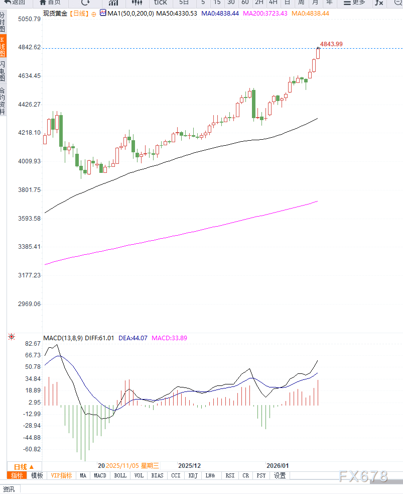 美欧紧张局势与避险需求共振推动金价再创新高  第4张