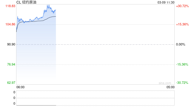 快讯：WTI原油日内暴涨30%  第2张