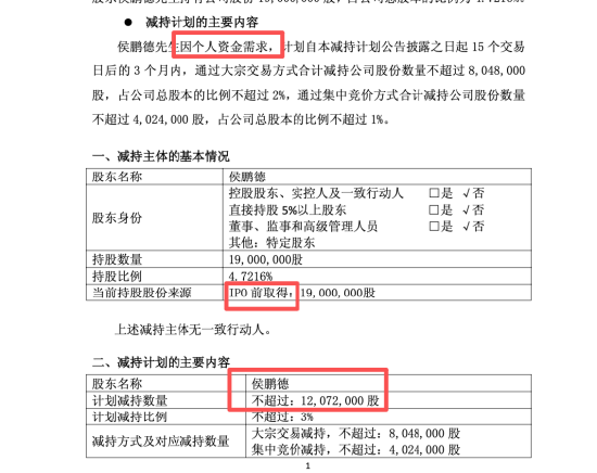 八年未减持终结,好太太侯鹏德套现2.74亿,总经理周亮、董秘李翔等多位高管减持 | 长三角资本局 第1张 八年未减持终结,好太太侯鹏德套现2.74亿,总经理周亮、董秘李翔等多位高管减持 | 长三角资本局 第1张