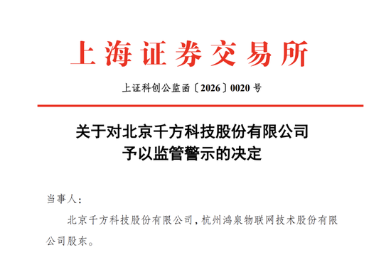 千方科技（002373）收警示函  第2张